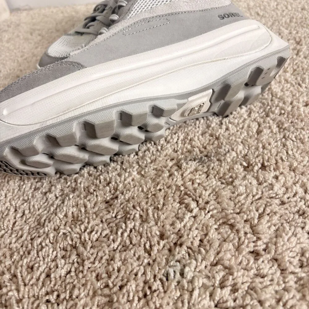 Sorel ONA 503 Mid Platform Sneakers Grey Moonstone Dove Size 8